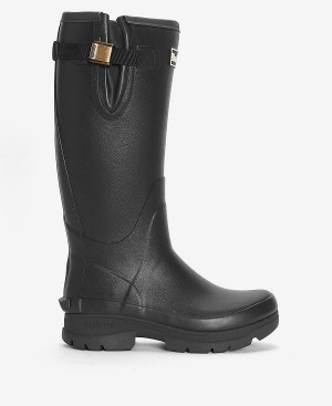 Barbour Tempest Wellingtons Sort | BABO88921