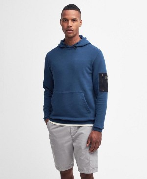 Barbour Tempo Hoodie Blå | BABO88455