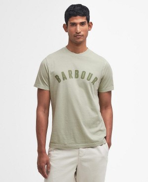 Barbour Terra Dye T-shirt Grøn | BABO88342