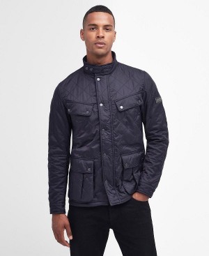 Barbour Tourer Ariel Polar Quilted Jacket Mørkeblå | BABO87310