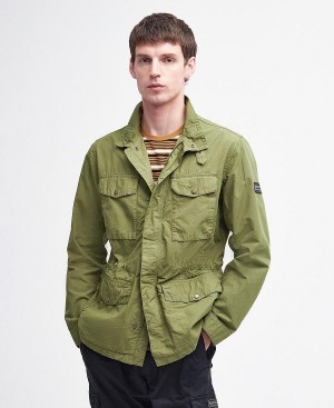 Barbour Tourer Chatfield Utility Jacket Olivengrøn | BABO87473