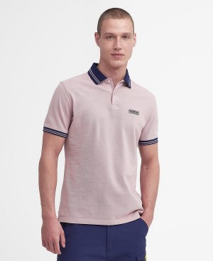 Barbour Tracker Short-sleeved Polo Shirt Lyserød | BABO88188