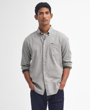 Barbour Turner Tailored Long-sleeved Shirt Grøn | BABO87816