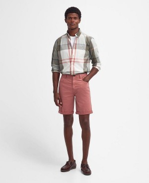 Barbour Twill Shorts Lyserød | BABO88768