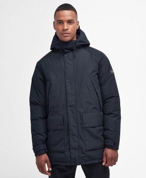 Barbour Urquhart Waterproof Parka Sort | BABO87406