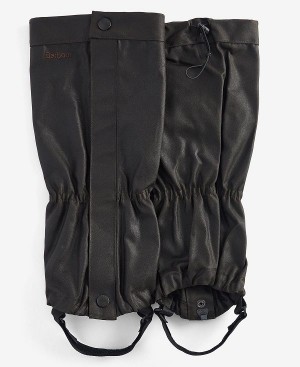 Barbour Wax Cotton Gaiters Olivengrøn | BABO88920