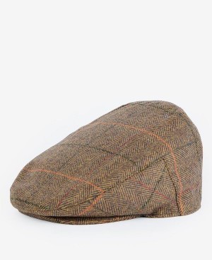 Barbour Wilkin Flat Cap Brune | BABO89018