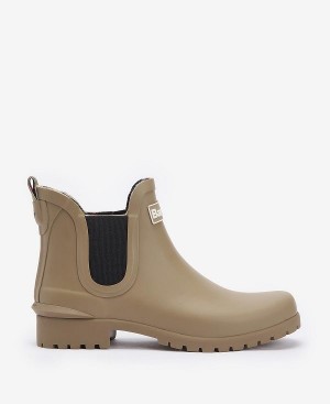 Barbour Wilton Wellingtons Grå Brune | BABO89933