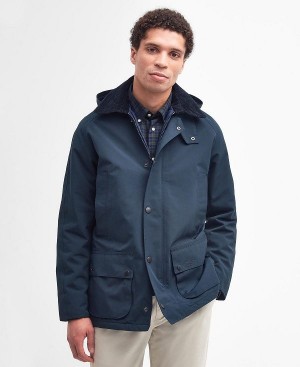 Barbour Winter Ashby Waterproof Jacket Sort | BABO87412