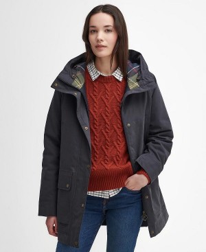 Barbour Winter Beadnell Jacket Mørkeblå | BABO89391