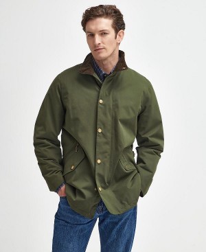 Barbour Winter Spoonbill Waterproof Jacket Olivengrøn | BABO87419