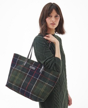 Barbour Witford Tartan Tote Bag Tartan | BABO89949