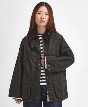 Barbour Women'S Bedale Waxed Jacket Sort | BABO89225