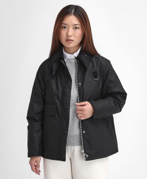 Barbour Women'S Spey Waxed Jacket Sort | BABO89222