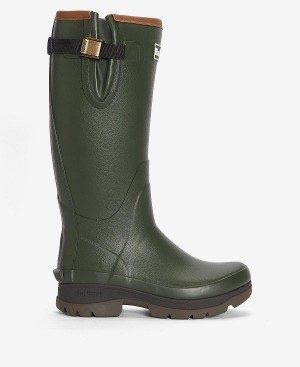 Barbour Women'S Tempest Wellington Boots Olivengrøn | BABO89925