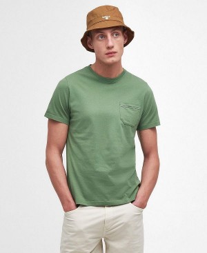 Barbour Woodchurch T-shirt Grøn | BABO88362