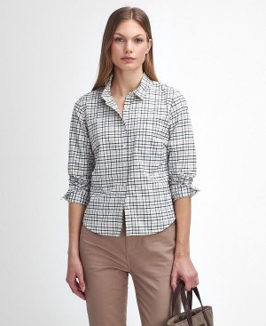 Barbour Woodside Tailored Long-sleeved Shirt Flerfarvede | BABO89520