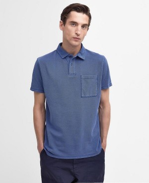 Barbour Worsley Pocket Polo Shirt Blå | BABO88123