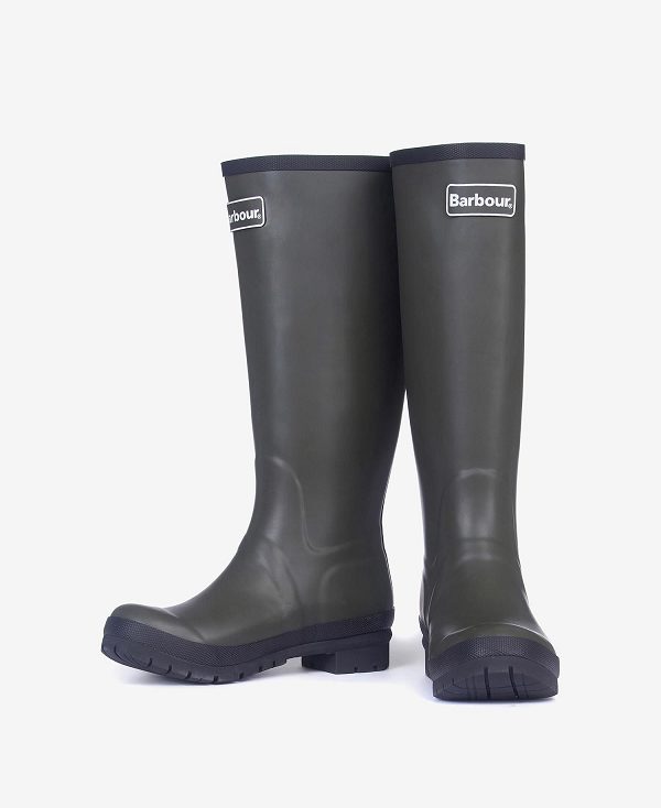 Barbour Abbey Wellington Boots Olivengrøn | BABO89915