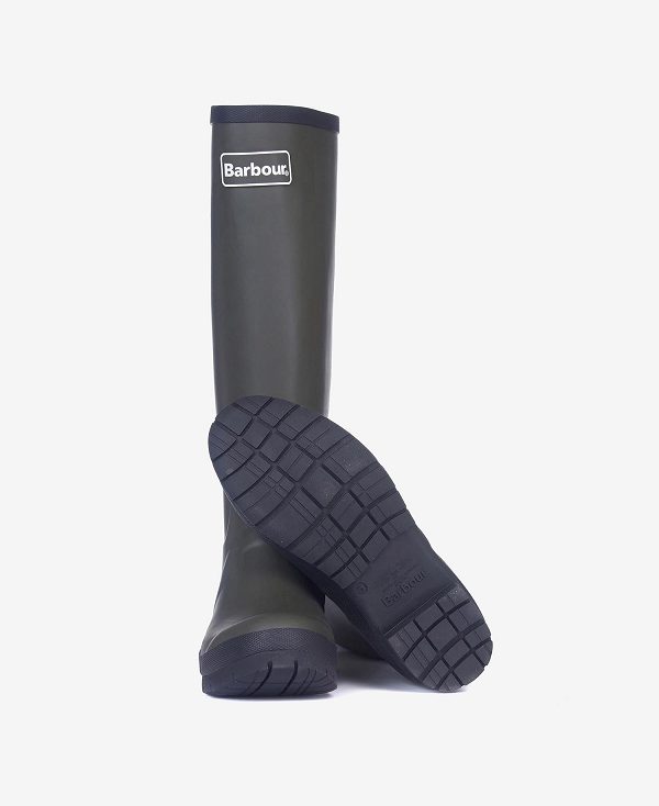 Barbour Abbey Wellington Boots Olivengrøn | BABO89915