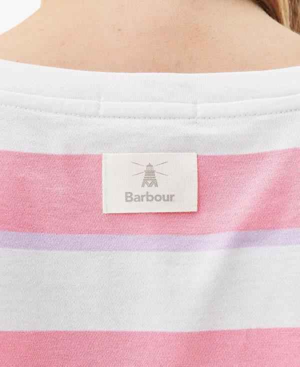 Barbour Acanthus T-shirt Striber | BABO89540