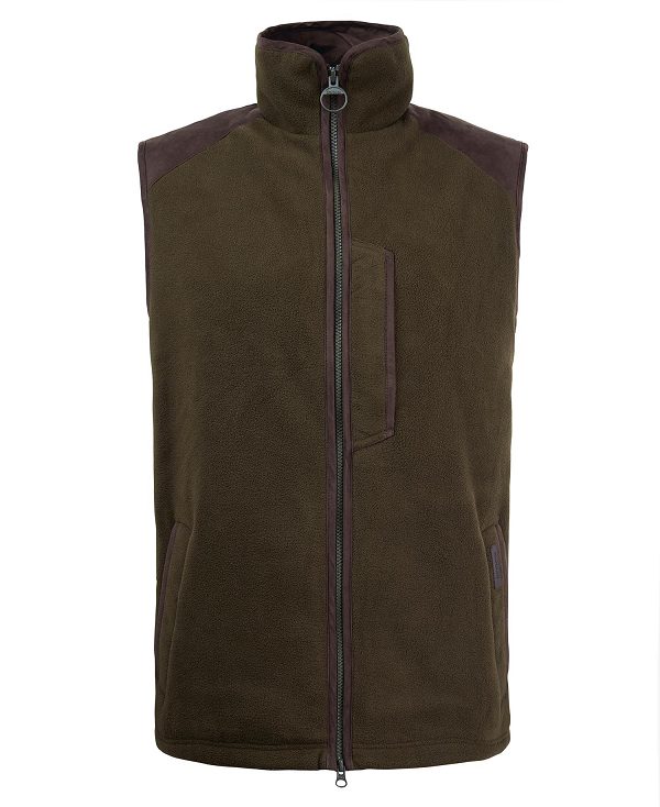 Barbour Active Fleece Gilet Grøn | BABO88709