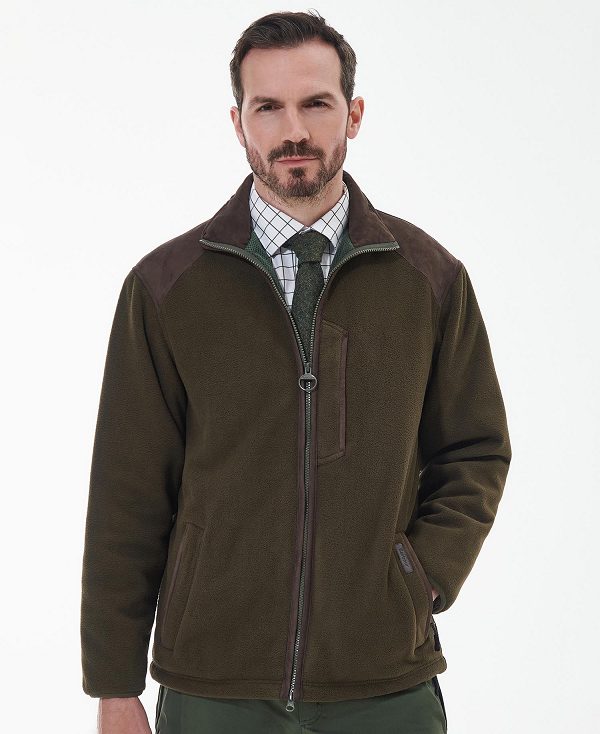 Barbour Active Fleece Jacket Grøn | BABO88730