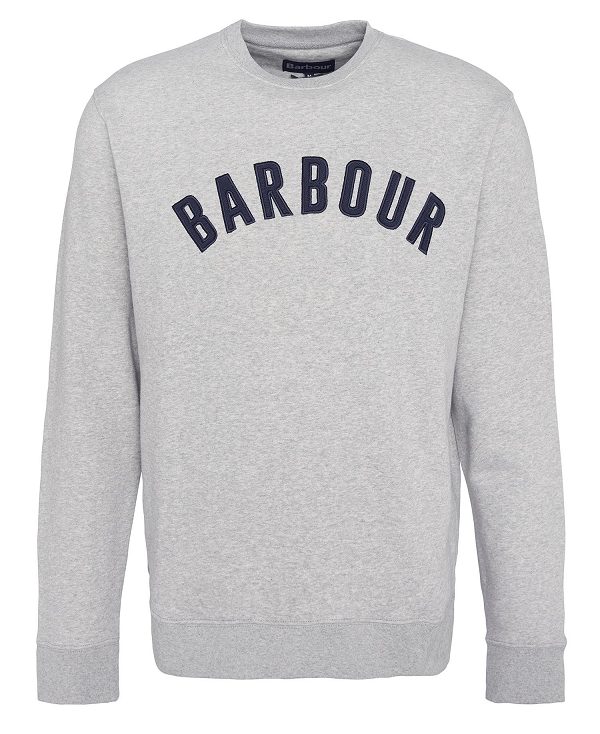 Barbour Addington Sweatshirt Grå | BABO88442