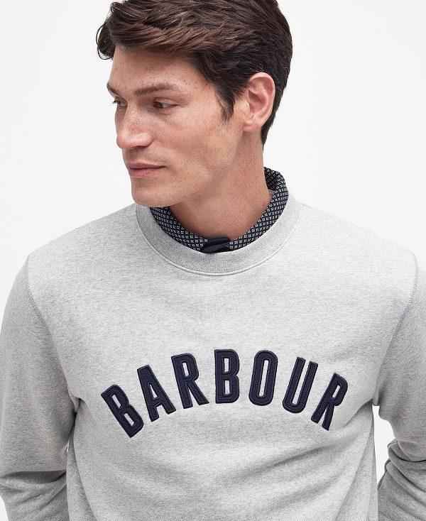 Barbour Addington Sweatshirt Grå | BABO88442