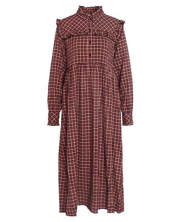 Barbour Adela Midi Dress Flerfarvede | BABO89605