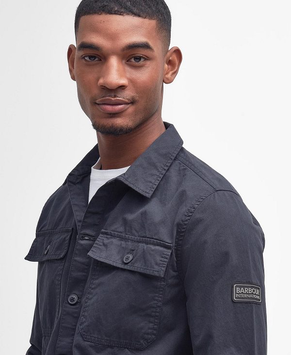 Barbour Adey Overshirt Mørkeblå | BABO87990