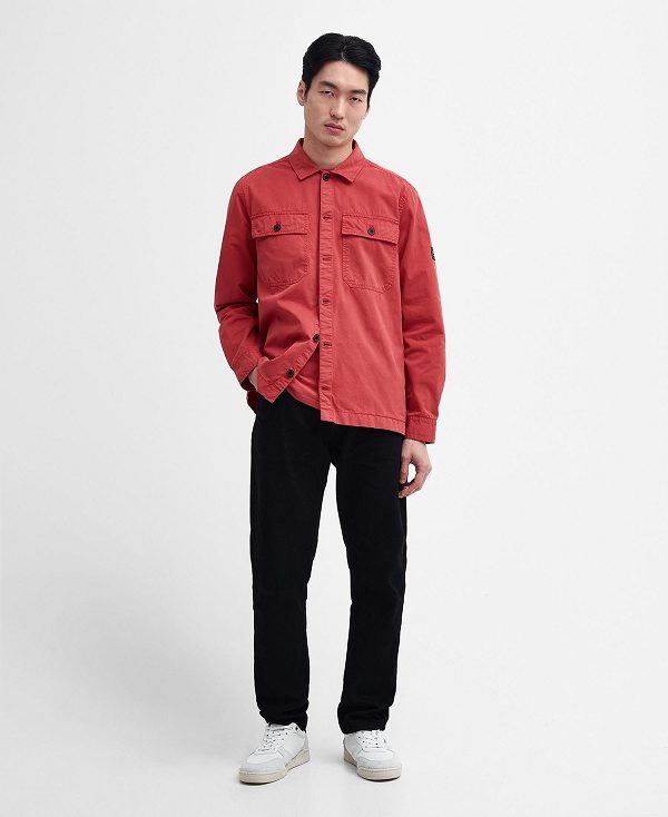 Barbour Adey Overshirt Rød | BABO87953