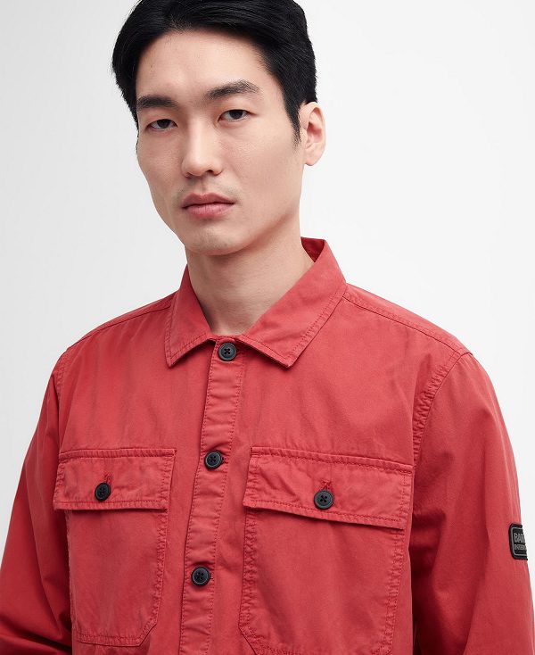 Barbour Adey Overshirt Rød | BABO87953