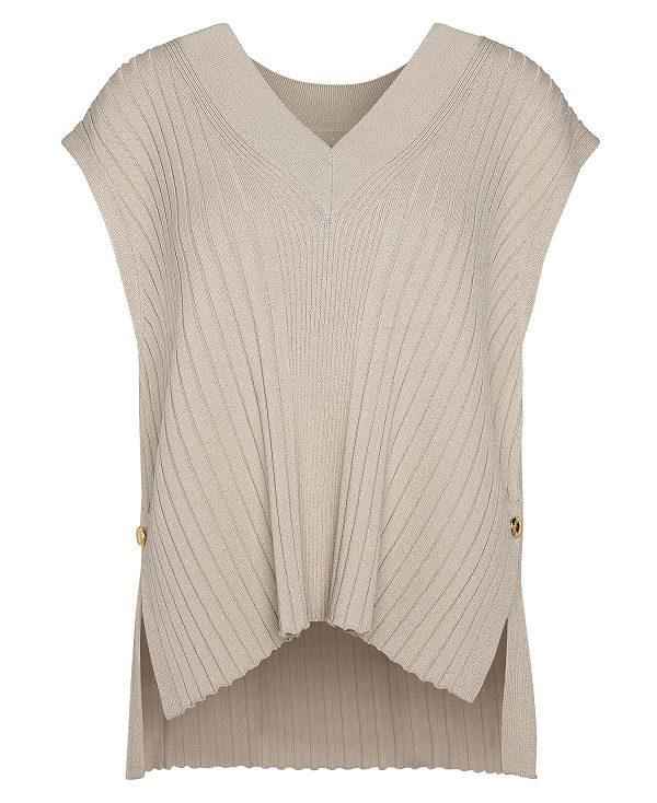 Barbour Alicia Sweater Vest Beige | BABO89702