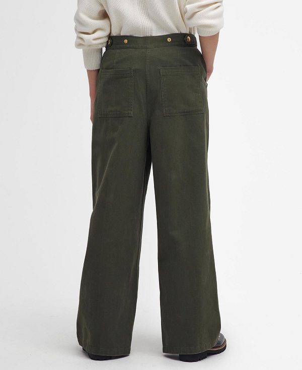 Barbour Allerston Utility Trousers Olivengrøn | BABO89852