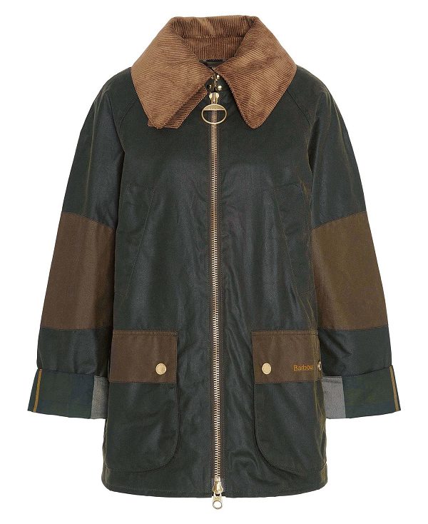 Barbour Allerston Waxed Jacket Olivengrøn | BABO89241