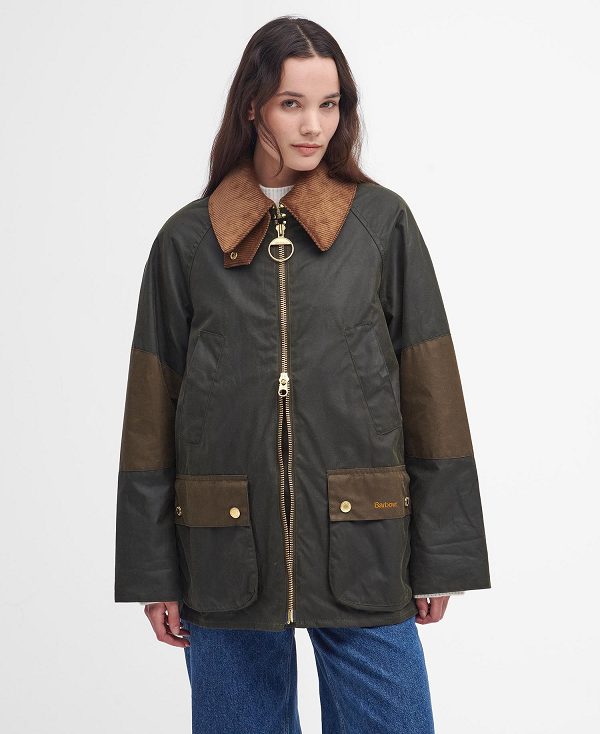 Barbour Allerston Waxed Jacket Olivengrøn | BABO89241