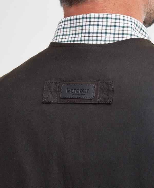 Barbour Alwinton Waxed Gilet Olivengrøn | BABO87545