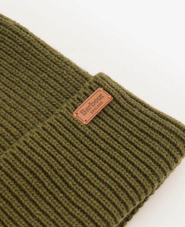 Barbour Amble Beanie Hvide | BABO90013