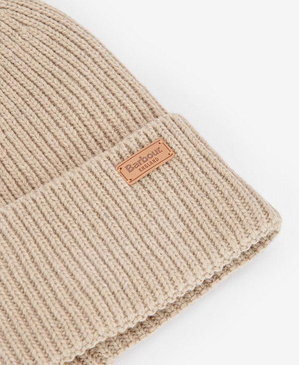 Barbour Amble Beanie Hvide | BABO90043