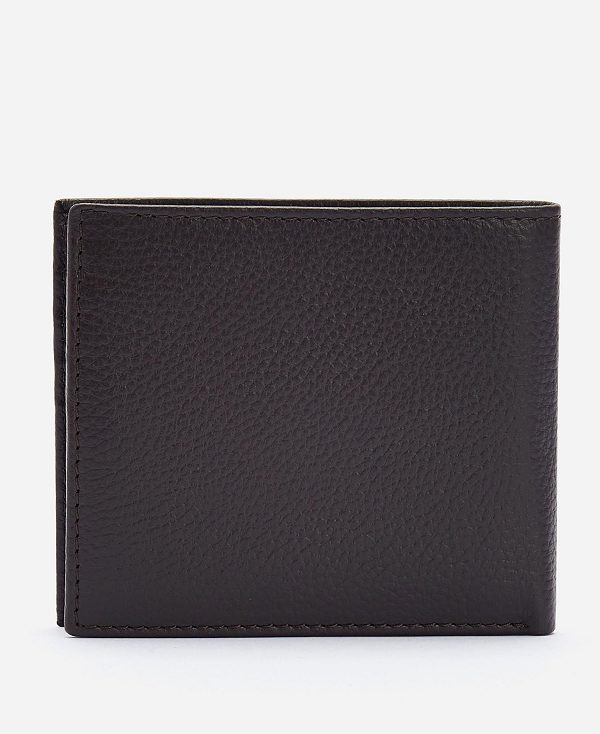 Barbour Amble Leather Billfold Wallet Mørkebrune | BABO89171