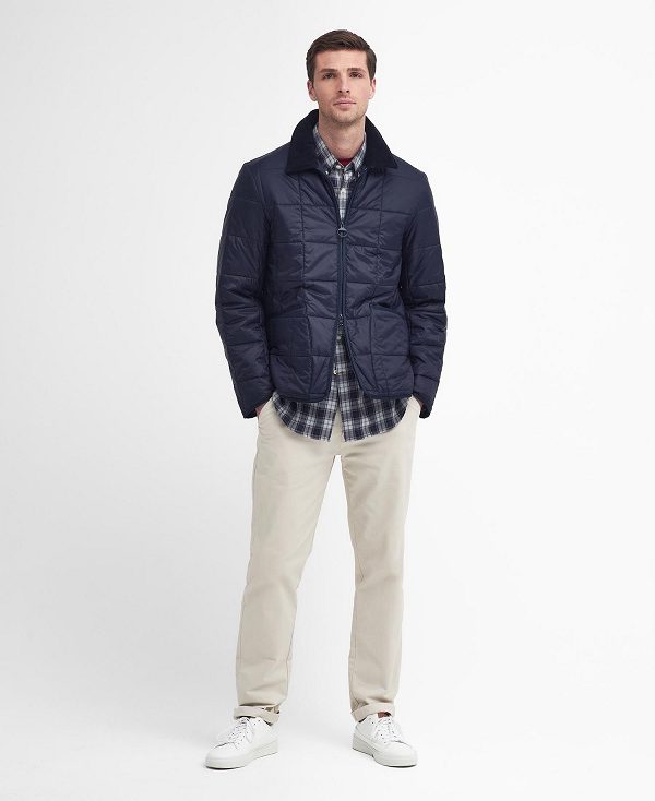 Barbour Amble Liddesdale Quilted Jacket Mørkeblå | BABO87377