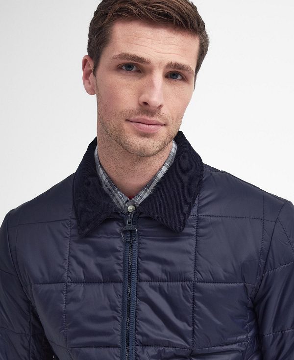 Barbour Amble Liddesdale Quilted Jacket Mørkeblå | BABO87377