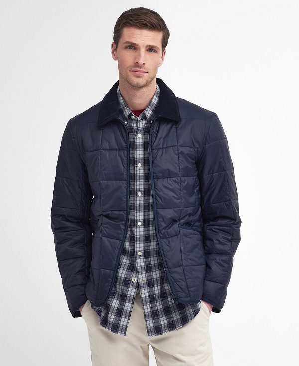 Barbour Amble Liddesdale Quilted Jacket Mørkeblå | BABO87377