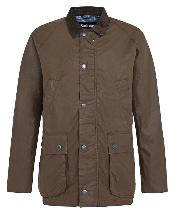 Barbour Ambleton Waxed Jacket Olivengrøn | BABO87216