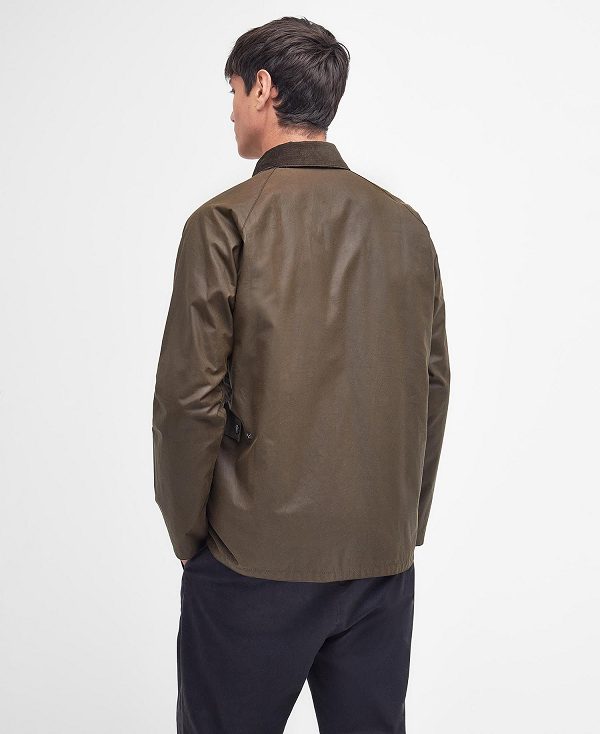 Barbour Ambleton Waxed Jacket Olivengrøn | BABO87216