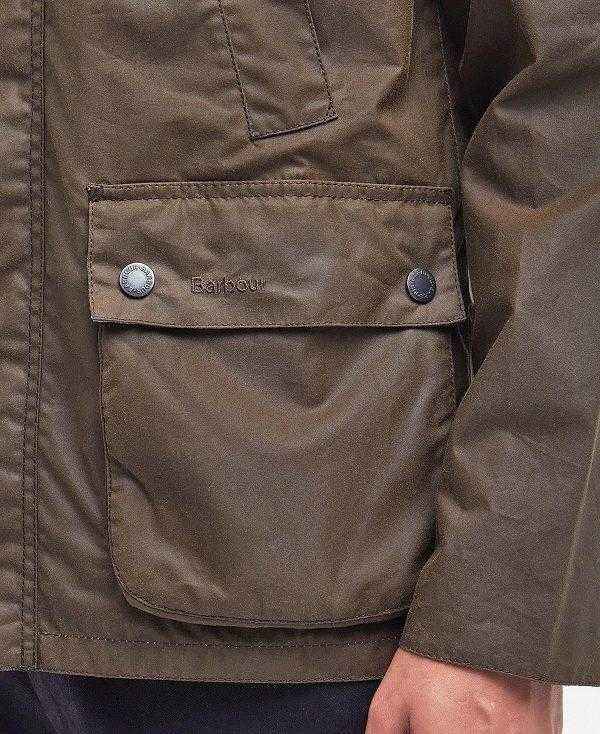 Barbour Ambleton Waxed Jacket Olivengrøn | BABO87216