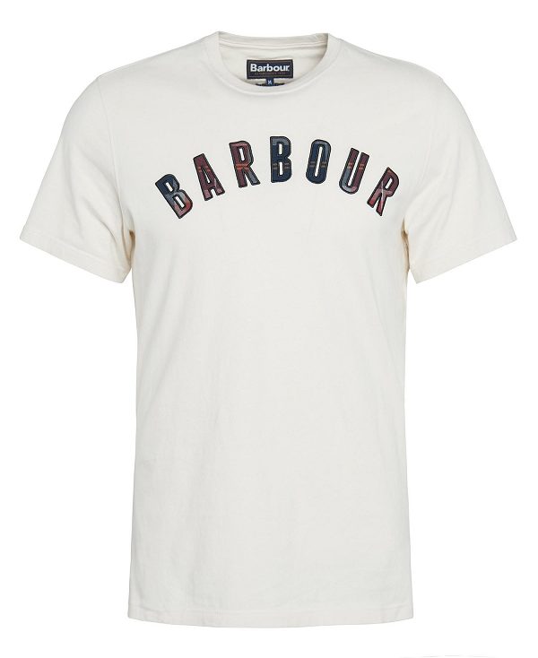 Barbour Ancroft T-shirt Hvide | BABO88295