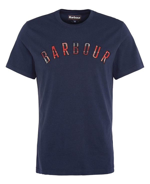 Barbour Ancroft T-shirt Mørkeblå | BABO88294