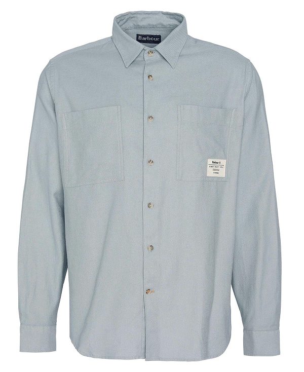 Barbour Angelo Relaxed Long-sleeved Shirt Blå | BABO87922